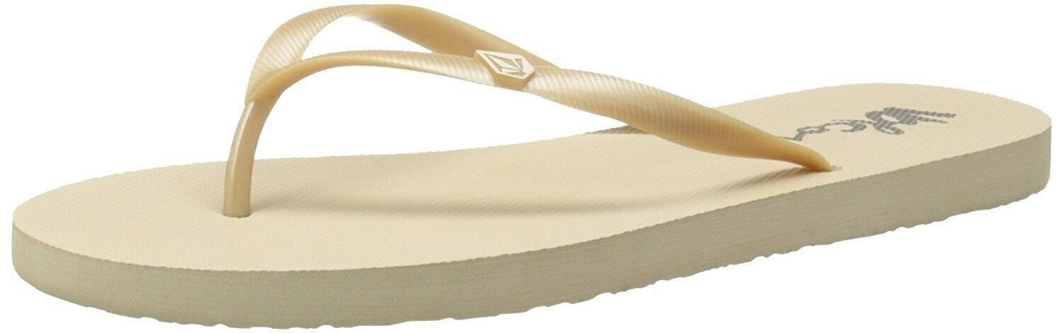 Volcom Women’s Rocking 2 Flip Flop, Yellow Spark, 5 M US
