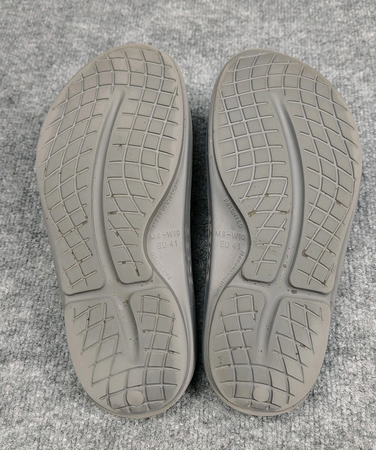 Oofos Ooahh W 10 M 8 Shoes Slip On Recovery Comfort Slide Sandals Gray