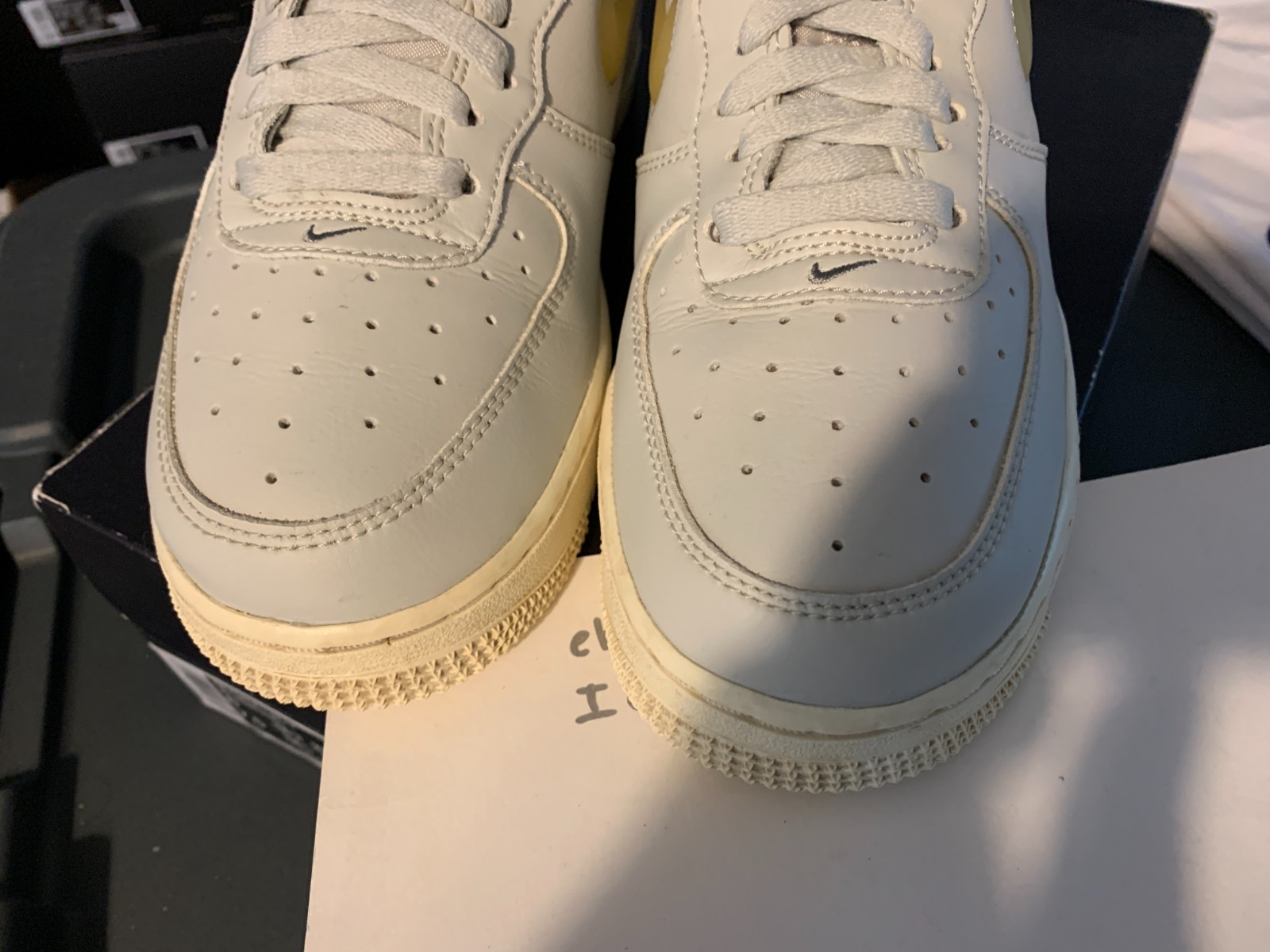 Womens 7.5 Nike Air Force 1 Low ’07 LX Light Bone Pale Vanilla Jewel DC8894-001