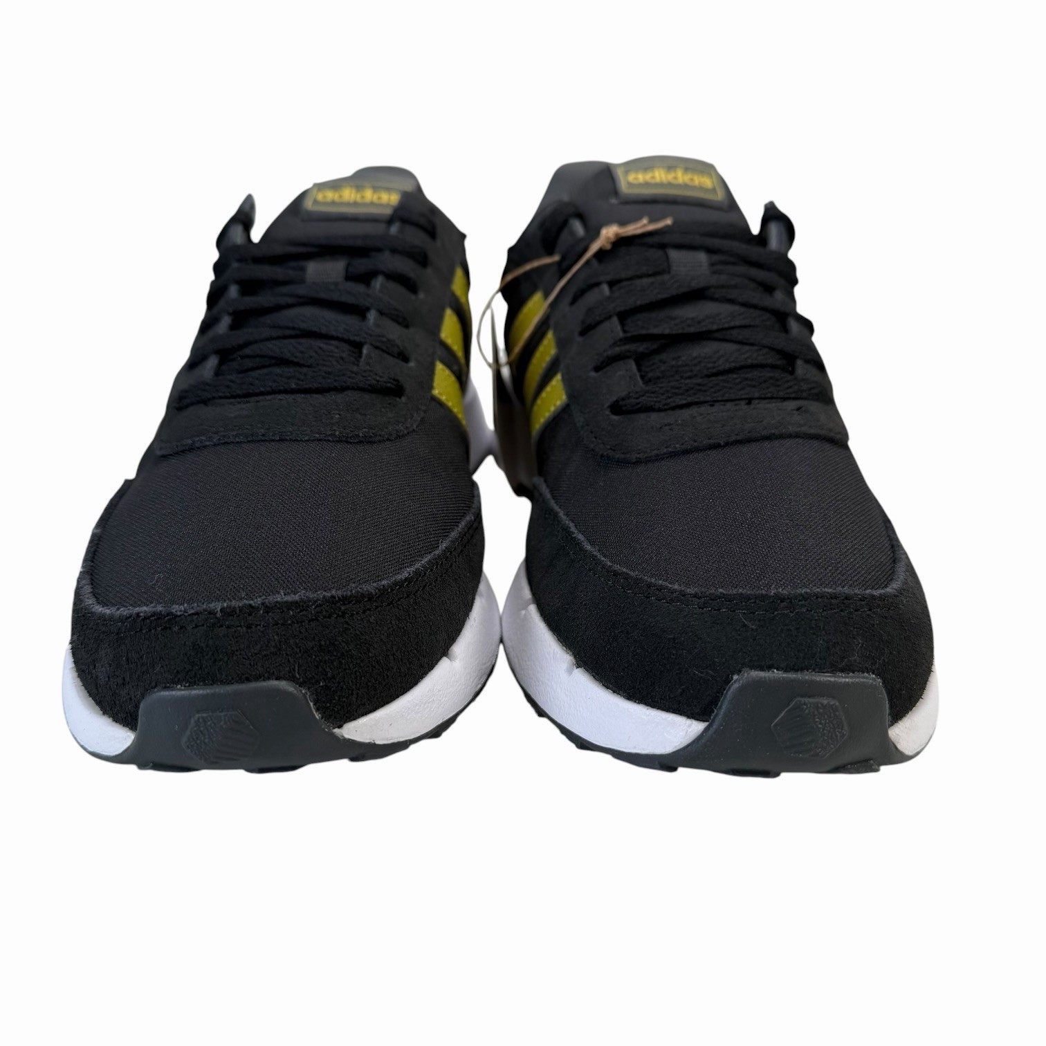 Adidas Run 60s 2.0 Core Black Cloud White Gold Shoes GX1714 Women’s Sizes 6 – 10