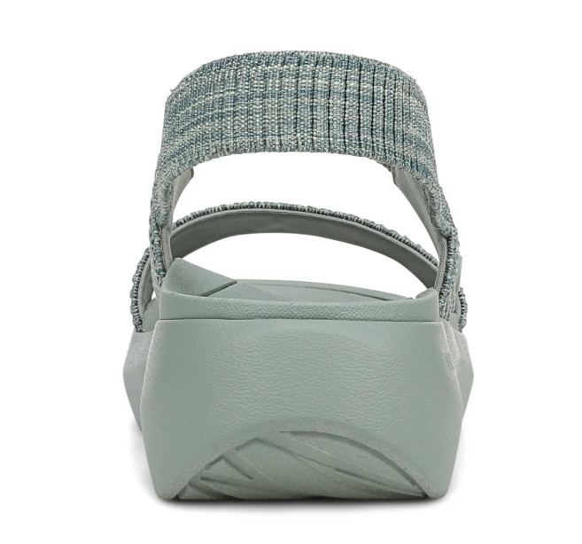 VIONIC Women’s Beach Sky Platform Slingback Sandal – Iceberg Green, Medium (NEW)