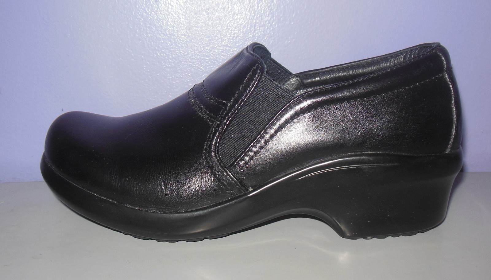 New Ariat Sutter Black Leather Clogs ATS Technology Size 8 W