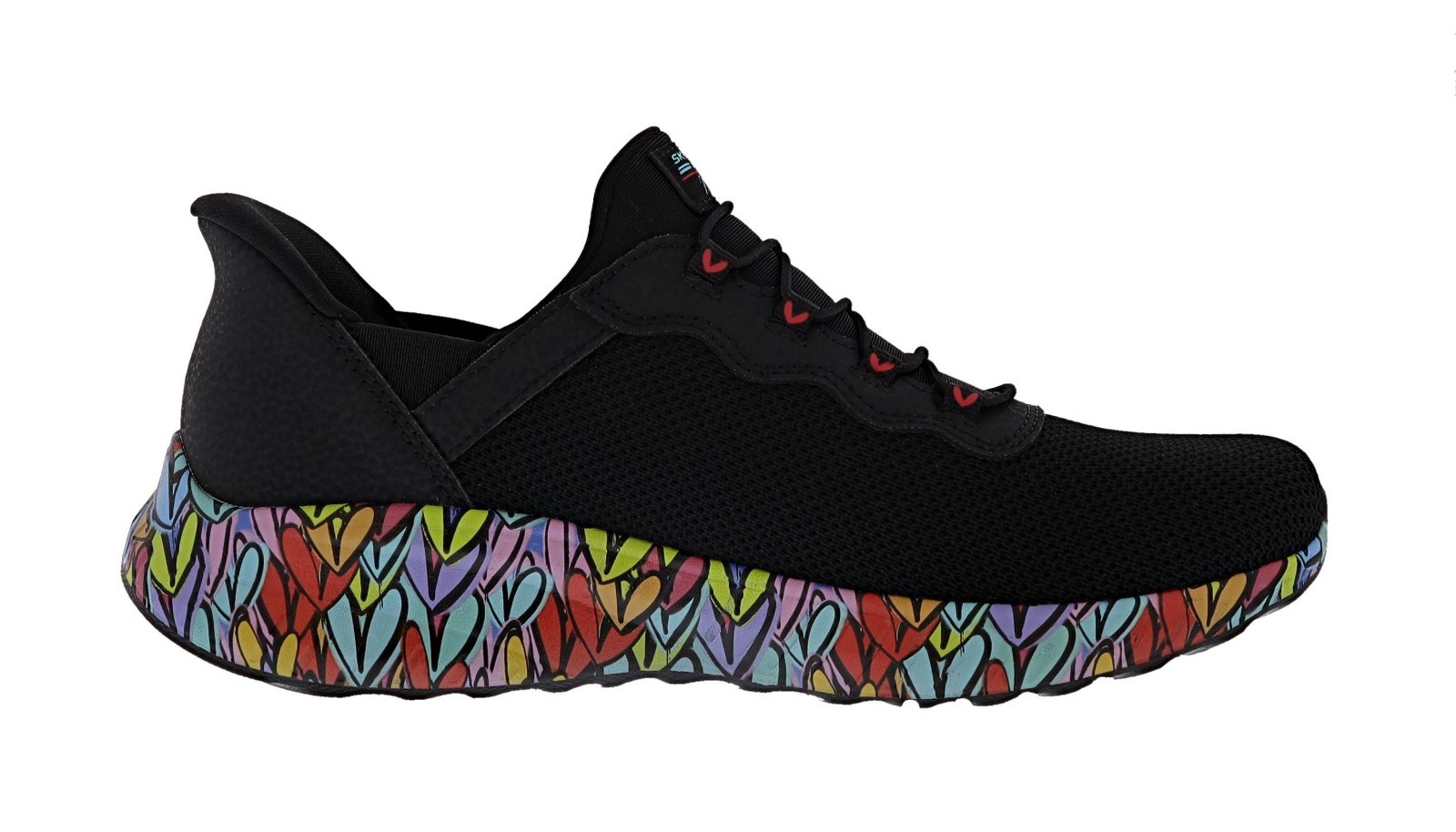SKECHERS WOMEN’S BOBS SQUAD CHAOS – COLORSTRIDE MOTION 117253/BBK WALKING SHOES