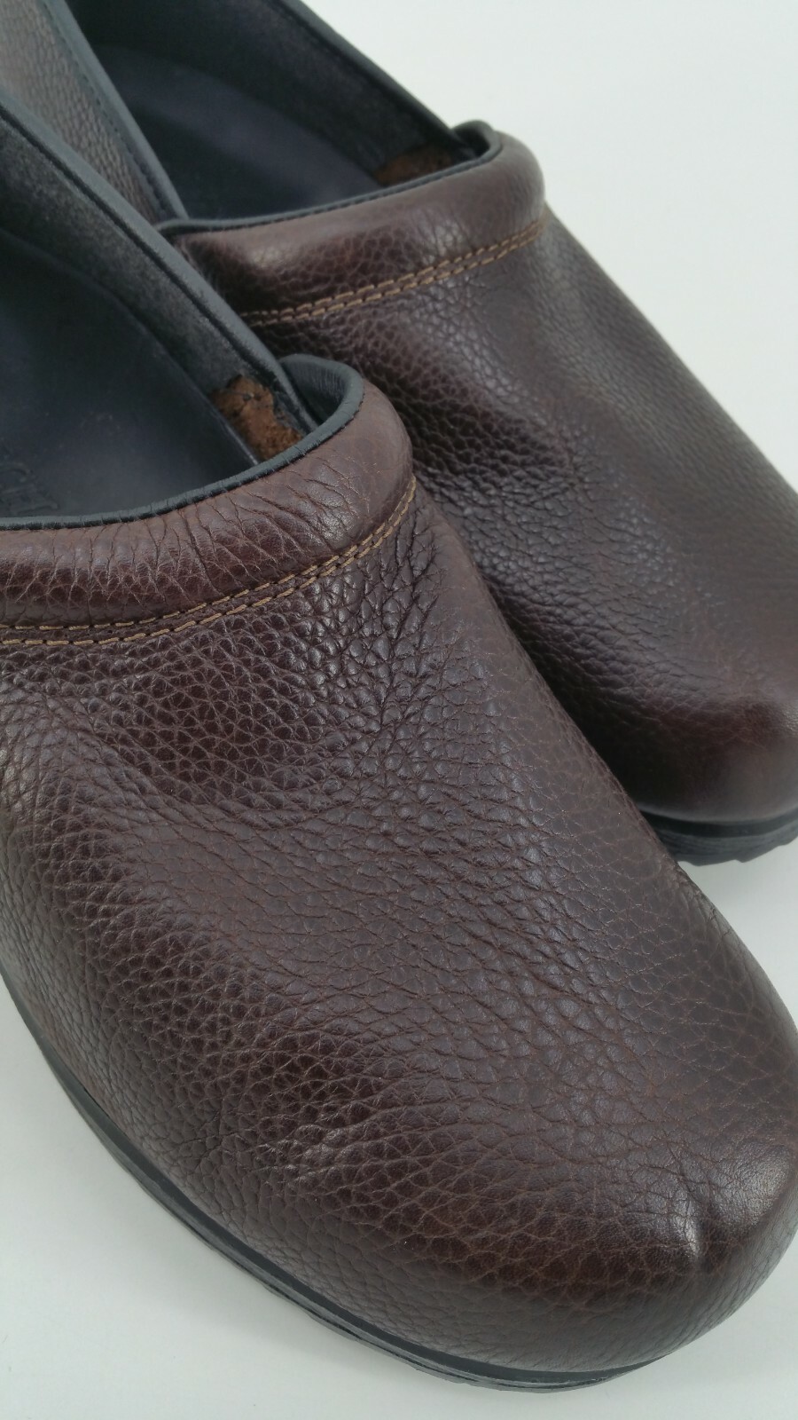NEW Ana Tech Clogs Slip On Dark Brown Shoes Womens 45 EU 13 USA Comfort Leather