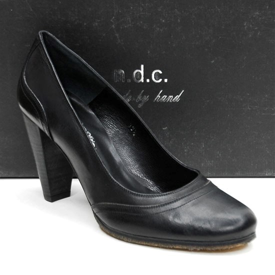 n.d.c. made by hand Beatrice Pumps Ladies size 36.5 / 6.5 Black Shoes New in Box