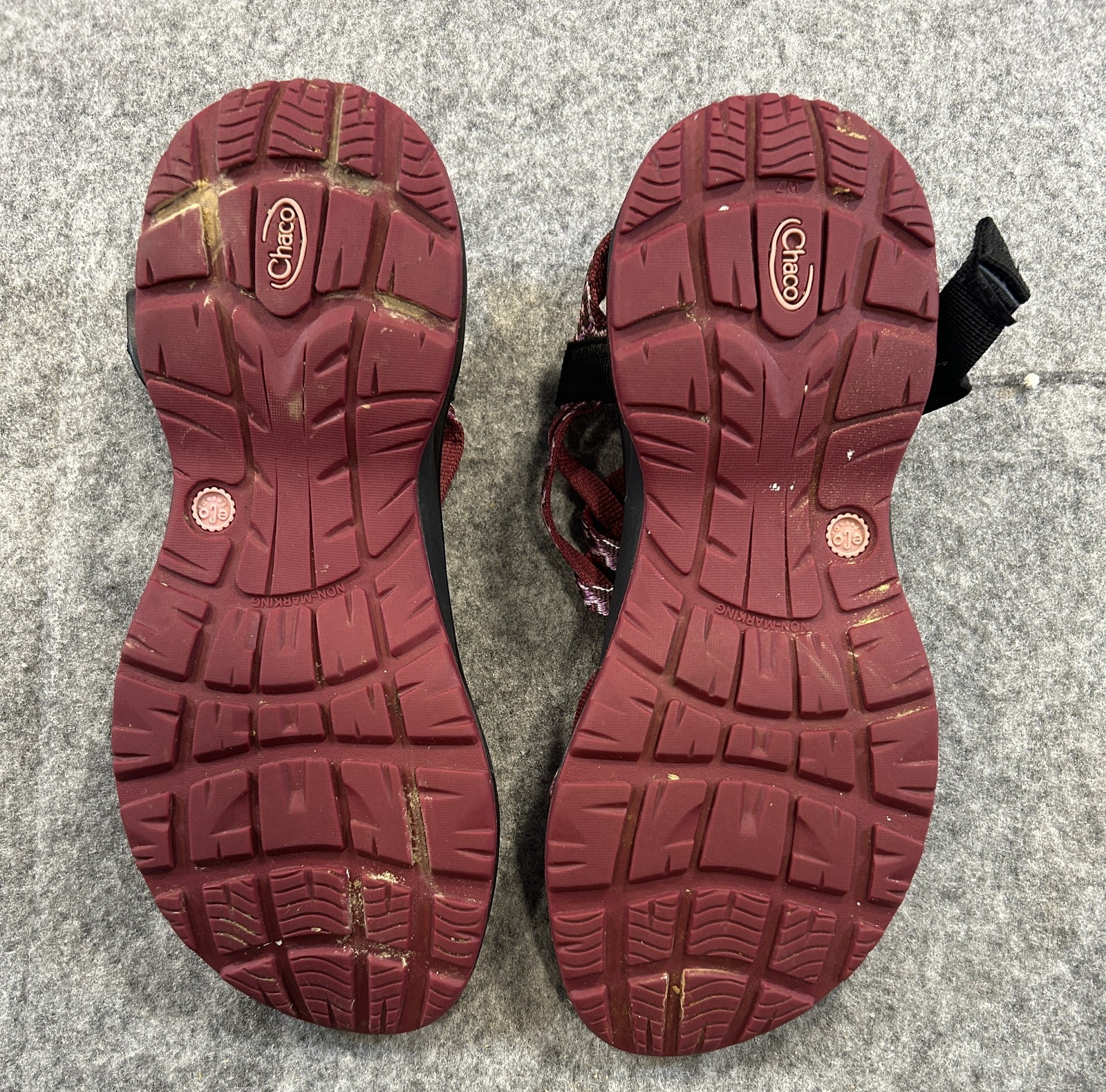 Lovely, Chaco Z Cloud X2, Sport & River Sandals, Sz 7 Pink Southwest J105574