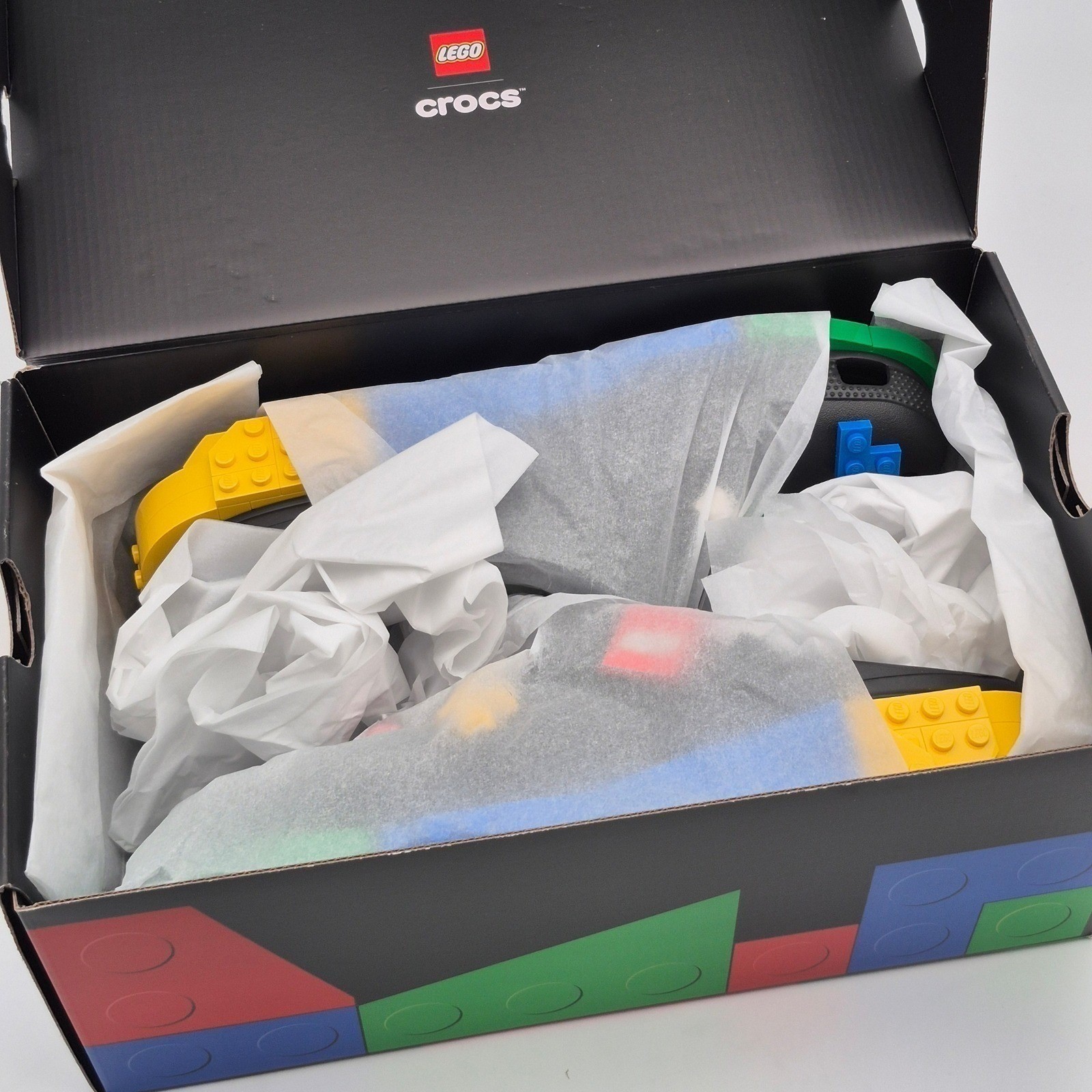 Crocs Lego Masterbrand Creativity Classic Clogs Women’s Size 7 Shoes w Box