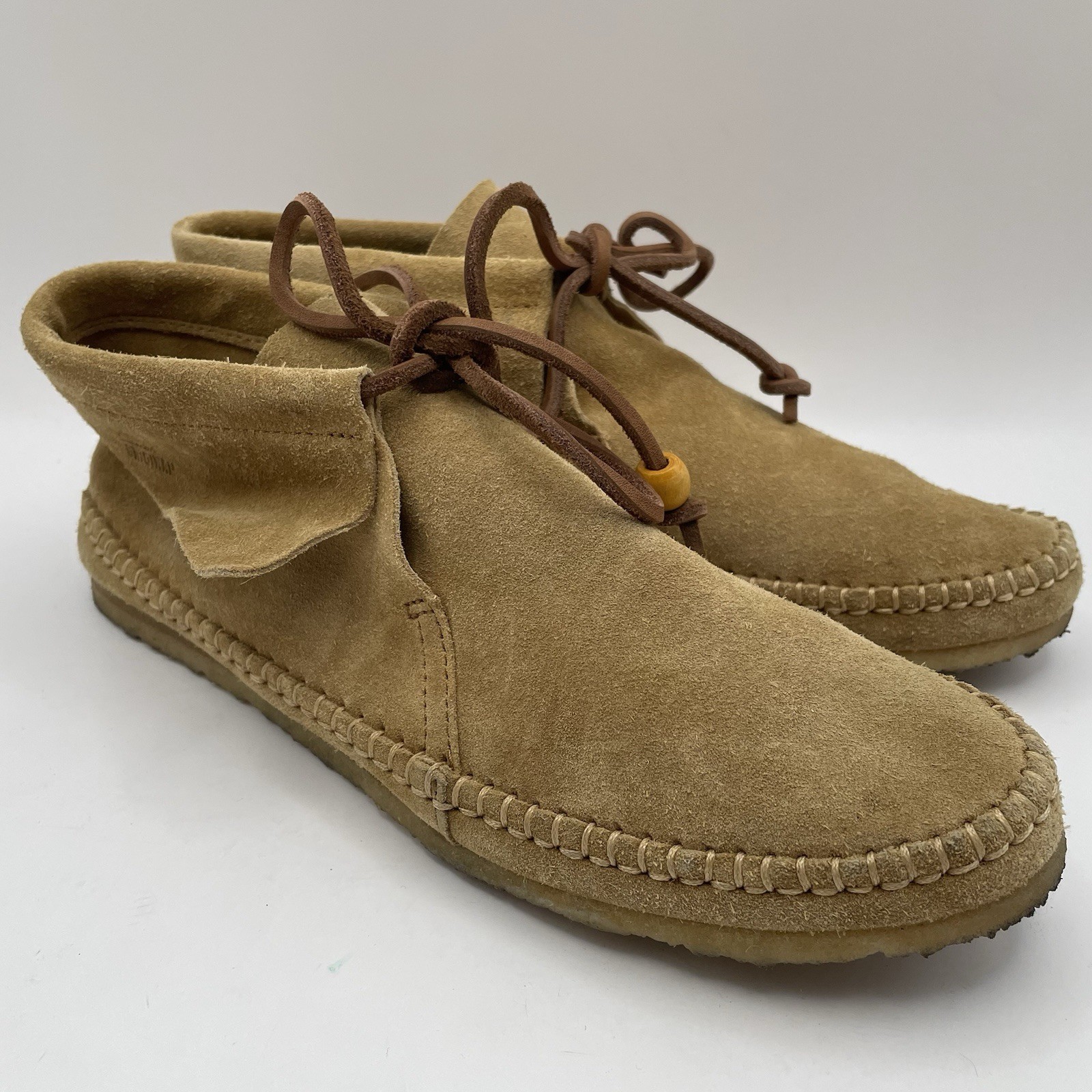 Clarks Originals 9.5 M Tyler Beige Suede Casual Moccasin Boots