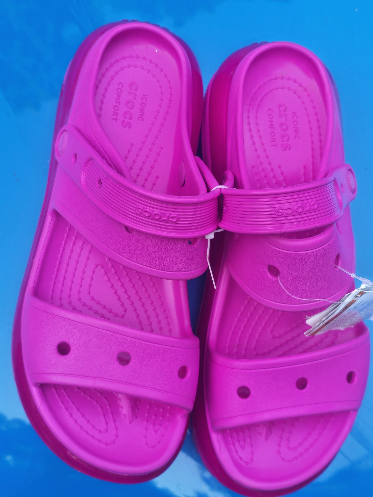 Crocs Mega Crush Platform Clog Sandal Sz: M 11 Color Bubble Pink