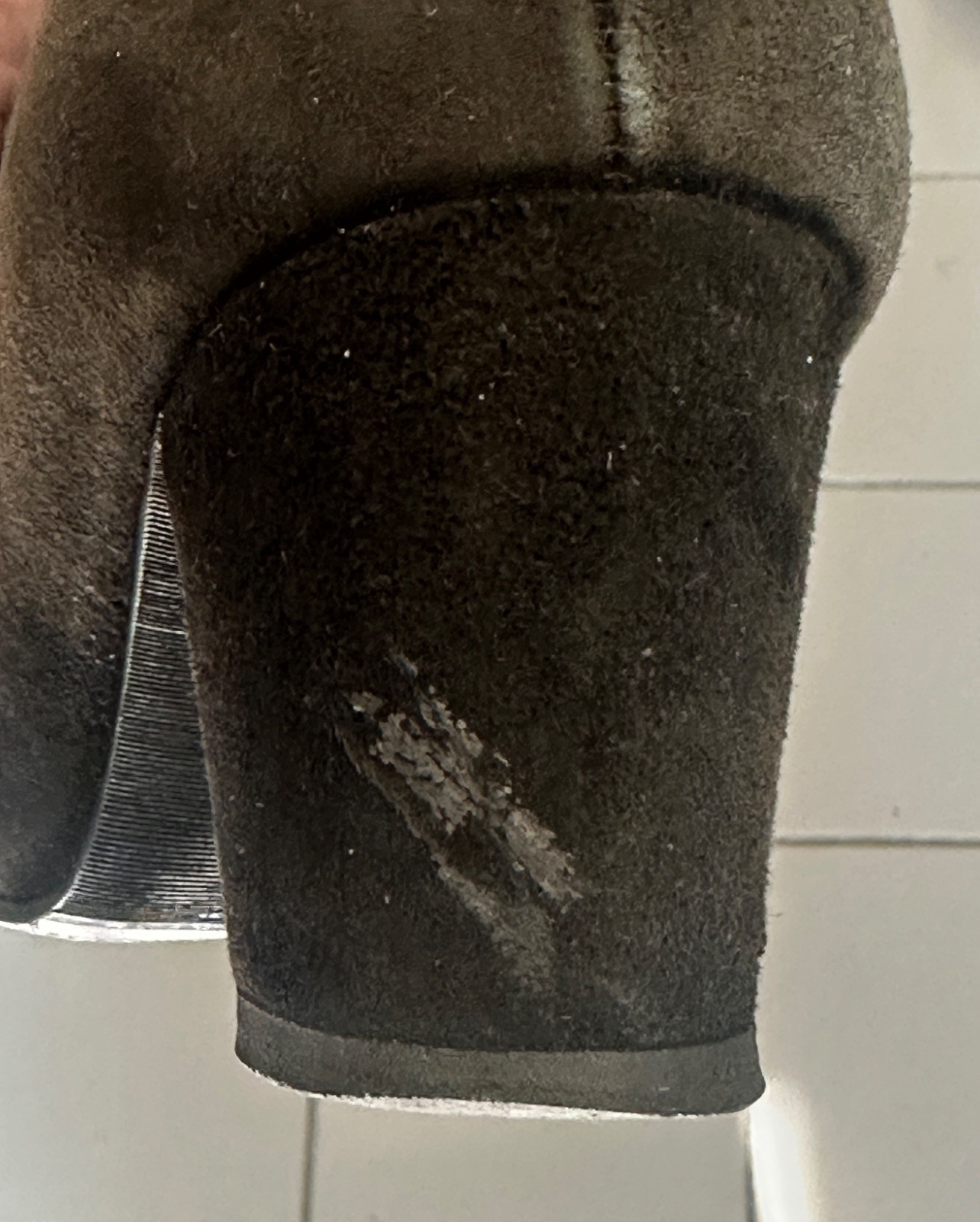 Vintage 1960s 1970s Golo Black Suede Super soft boots 5.5 Tall
