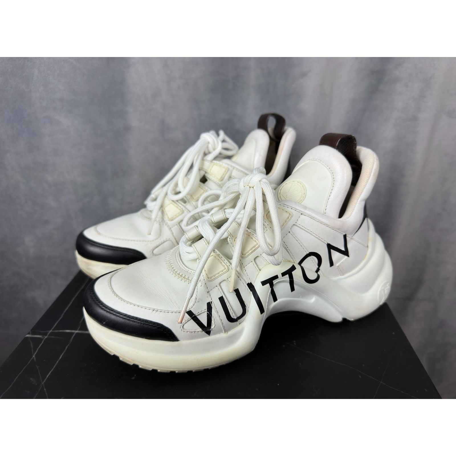 Louis Vuitton Archlight Sneaker White Black 35 Luxury Chunky Graphic Trainer