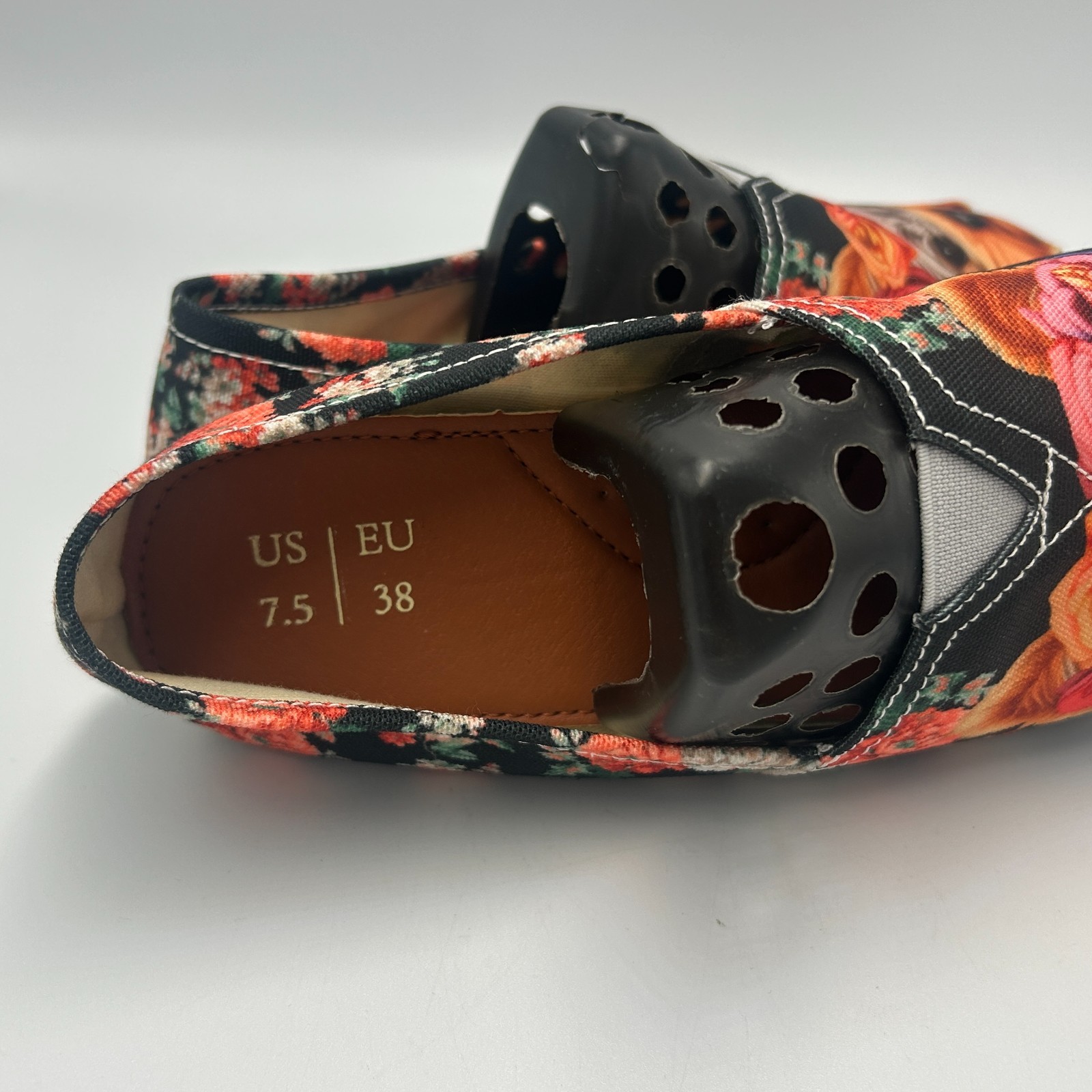 Yorkie Floral Dog Puppy Shoes Slip-on Shoes Womens 7.5 38 Groove Canvas Flats