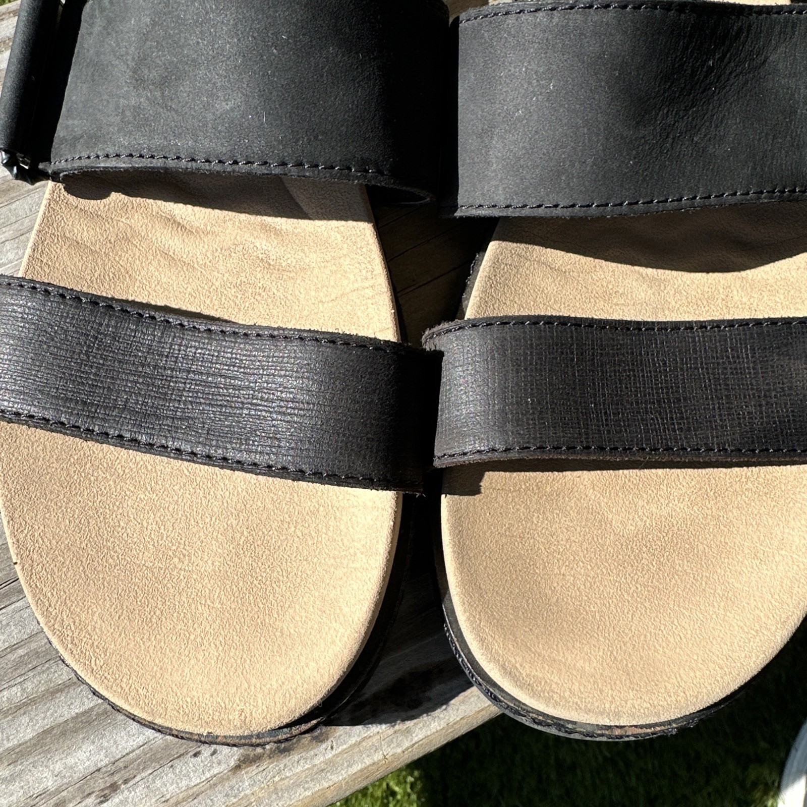 NEW SIZE 6M Sperry Top Sider Womens Black Sandals Shoes Nice Dock Boating