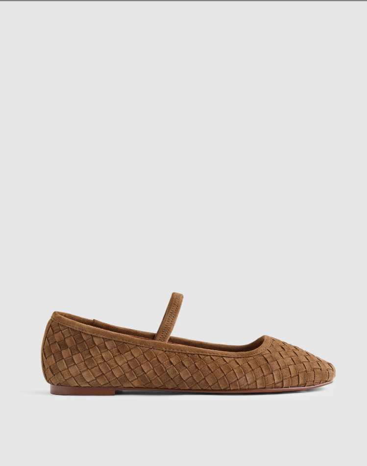 Madewell The Greta Ballet Flat Women’s Leather Ballet Shoes