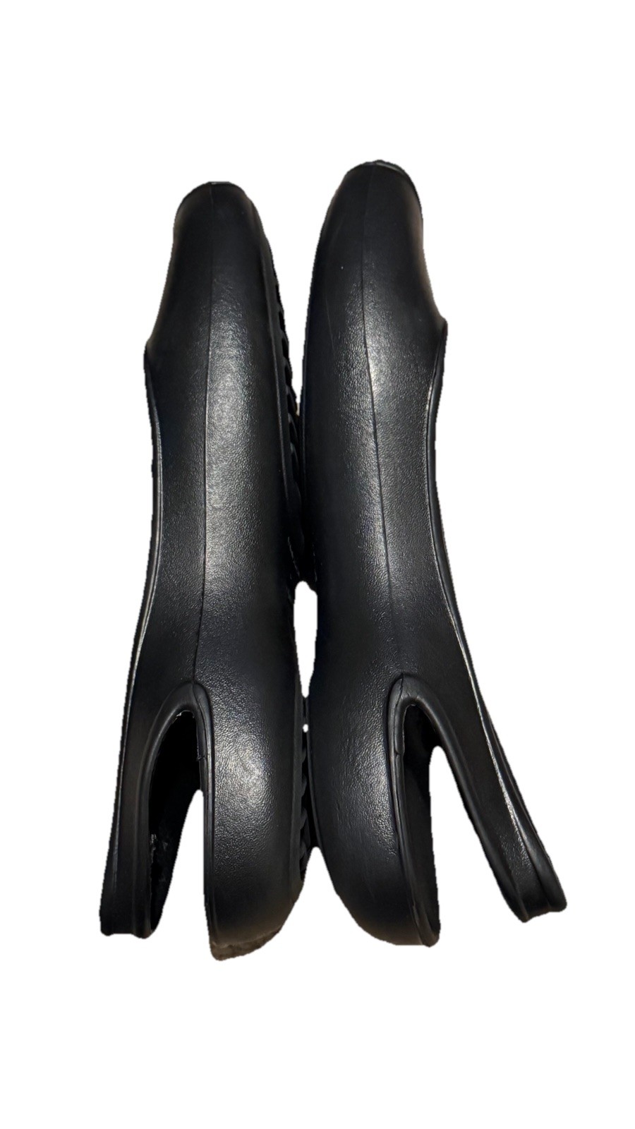 Crocs Olivia II Flat Sz 8 Black Slingback Ballet Slip On Comfort Shoe~202826 EUC