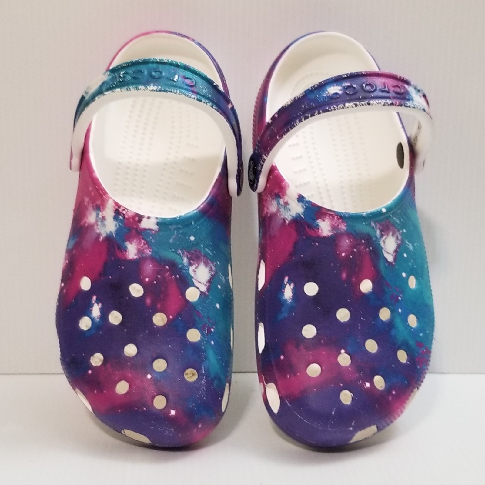 Crocs Baya Seasonal Printed Clog Galaxy Croc Sandals Men’s Size 5 Women’s 7