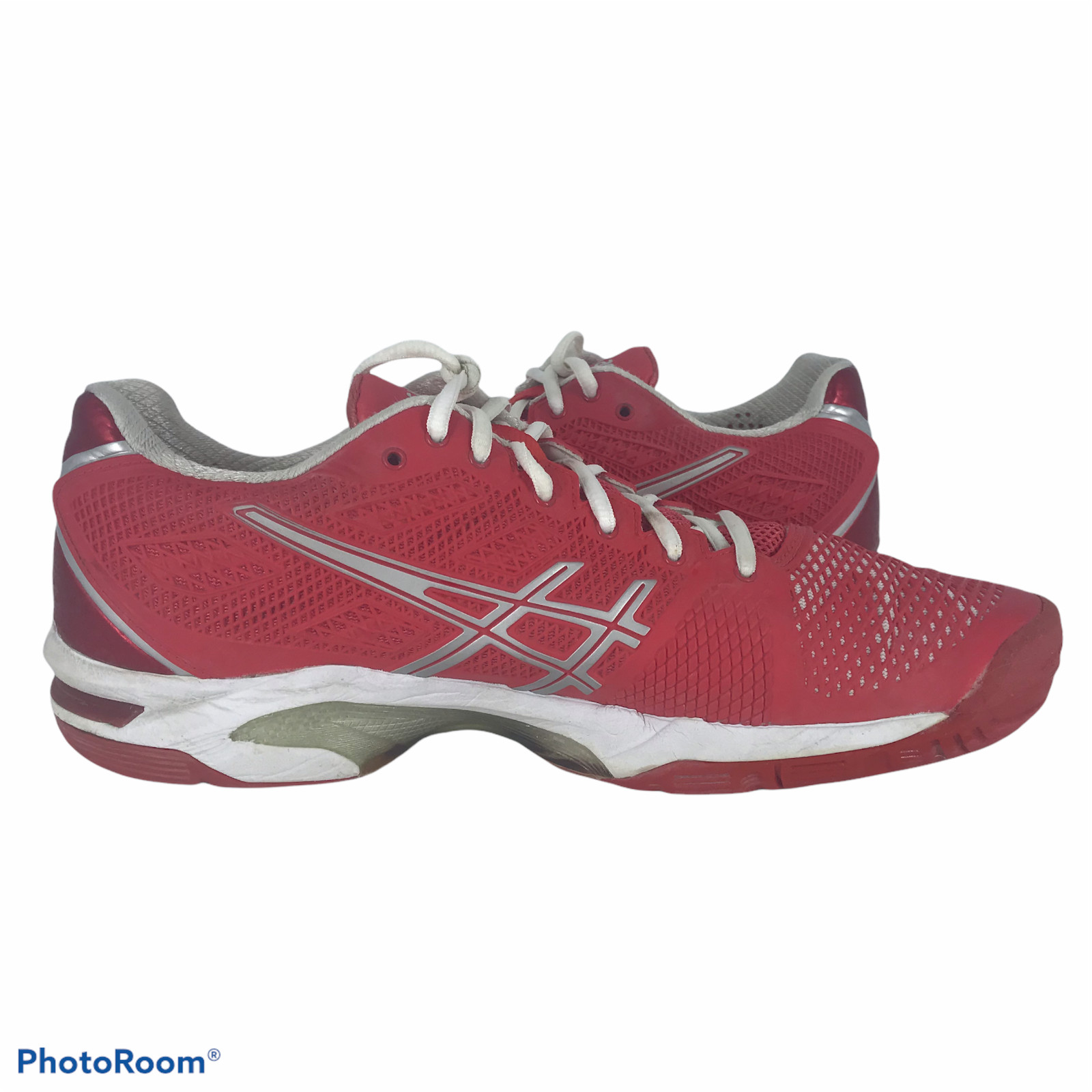 NOT AVAILABLE ASICS Sneakers Womens 9 IGS Gel Solutions Speed Red Running Shoes