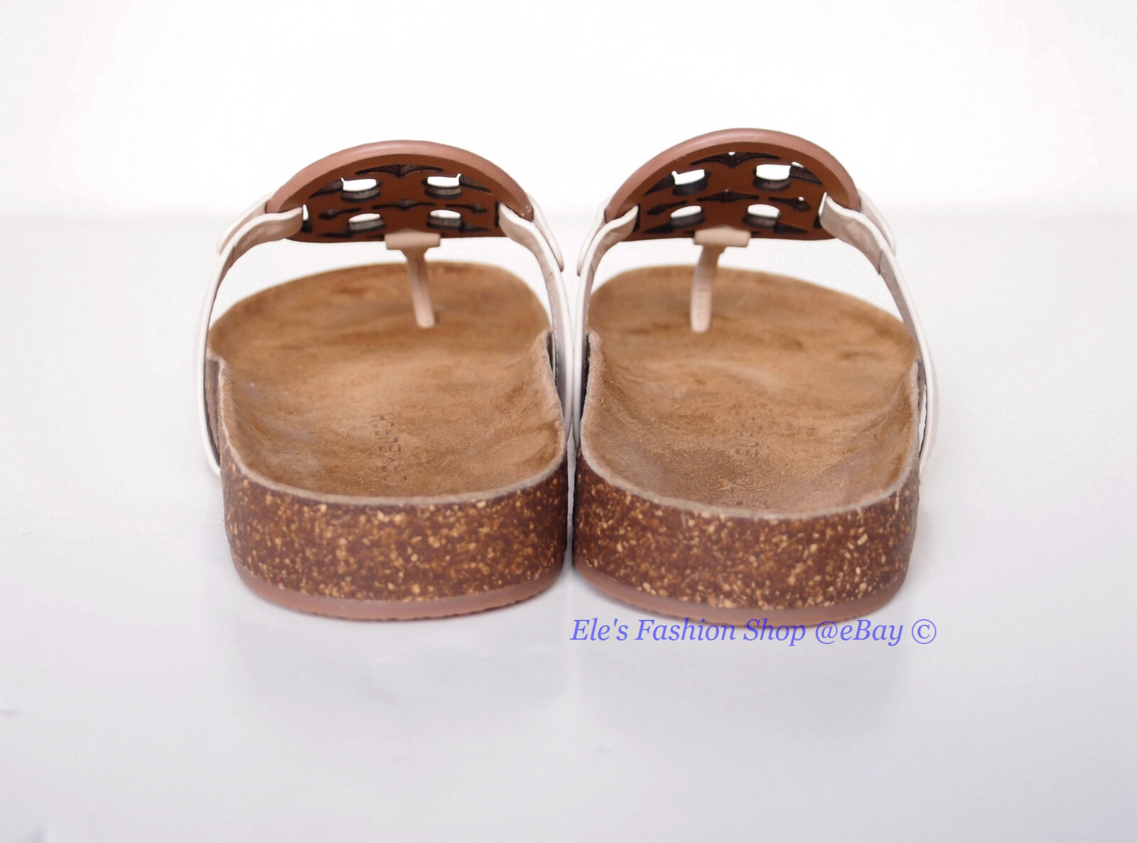 NIB Tory Burch Miller Cloud Sandal Cream Caramel US 6 6.5 7 7.5 8 8.5 9 9.5 10
