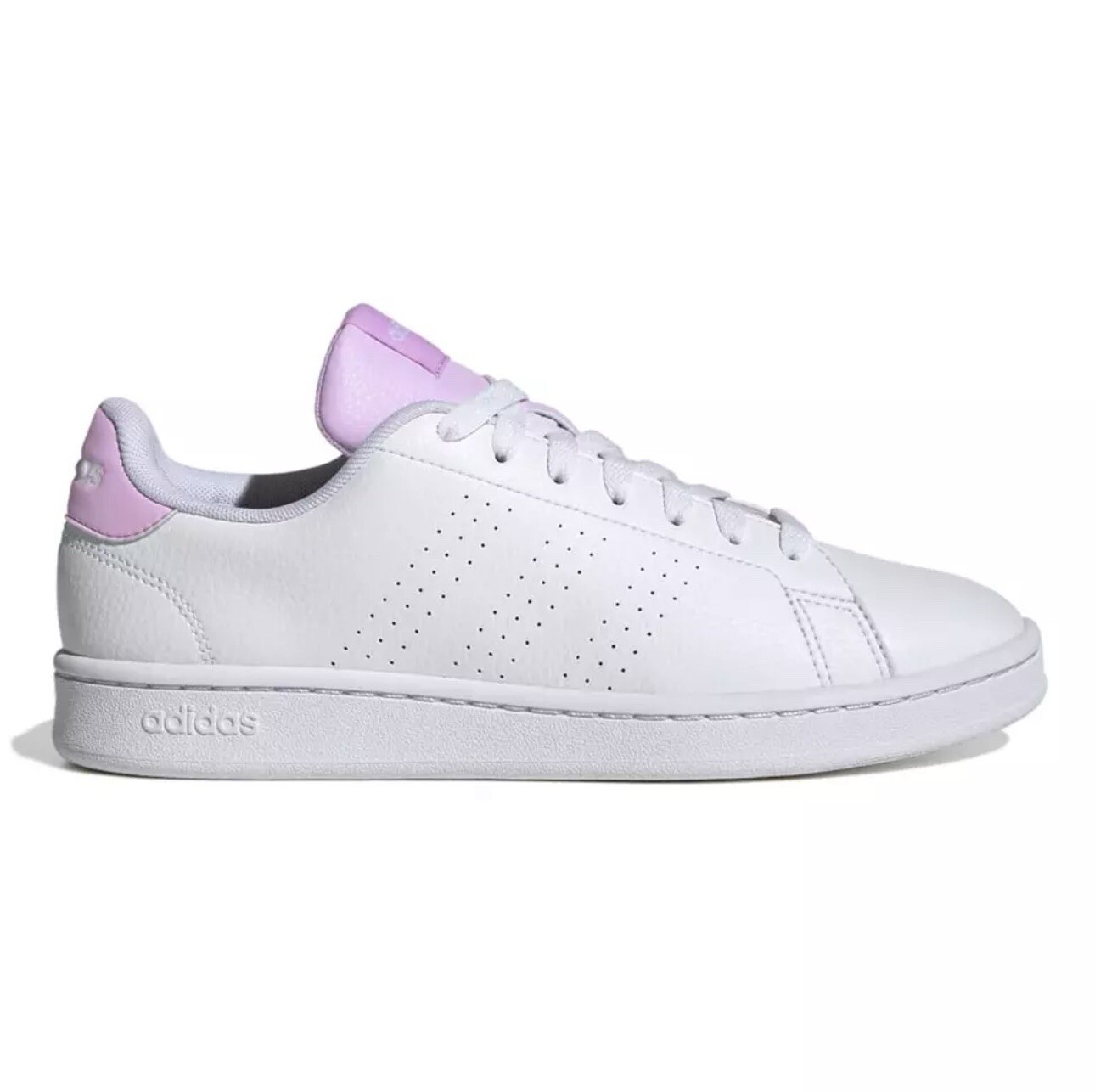 Adidas Advantage White Pink Bliss Lilac Athletic Sneakers IF6108 Women’s Sizes