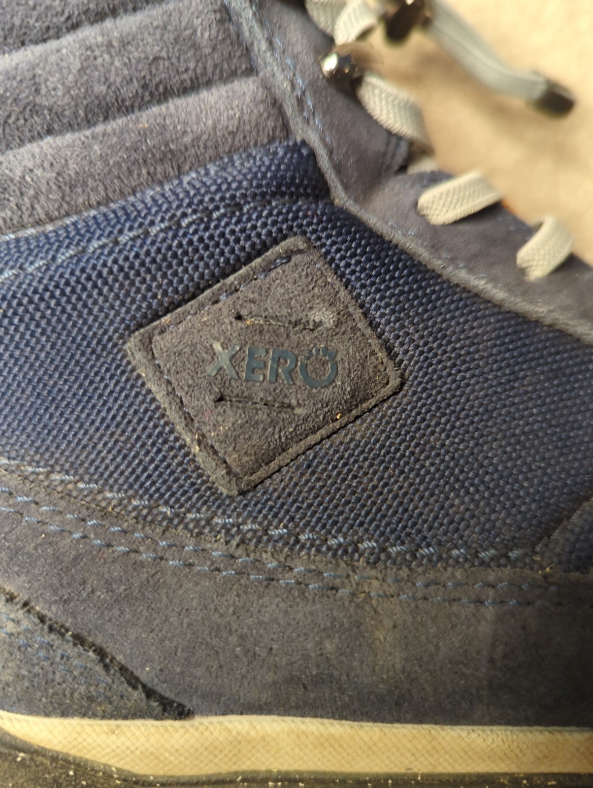Xero Shoes Ridgeway Waterproof Hiking Boots Trail Womens Size 9.5 Blue Yellow