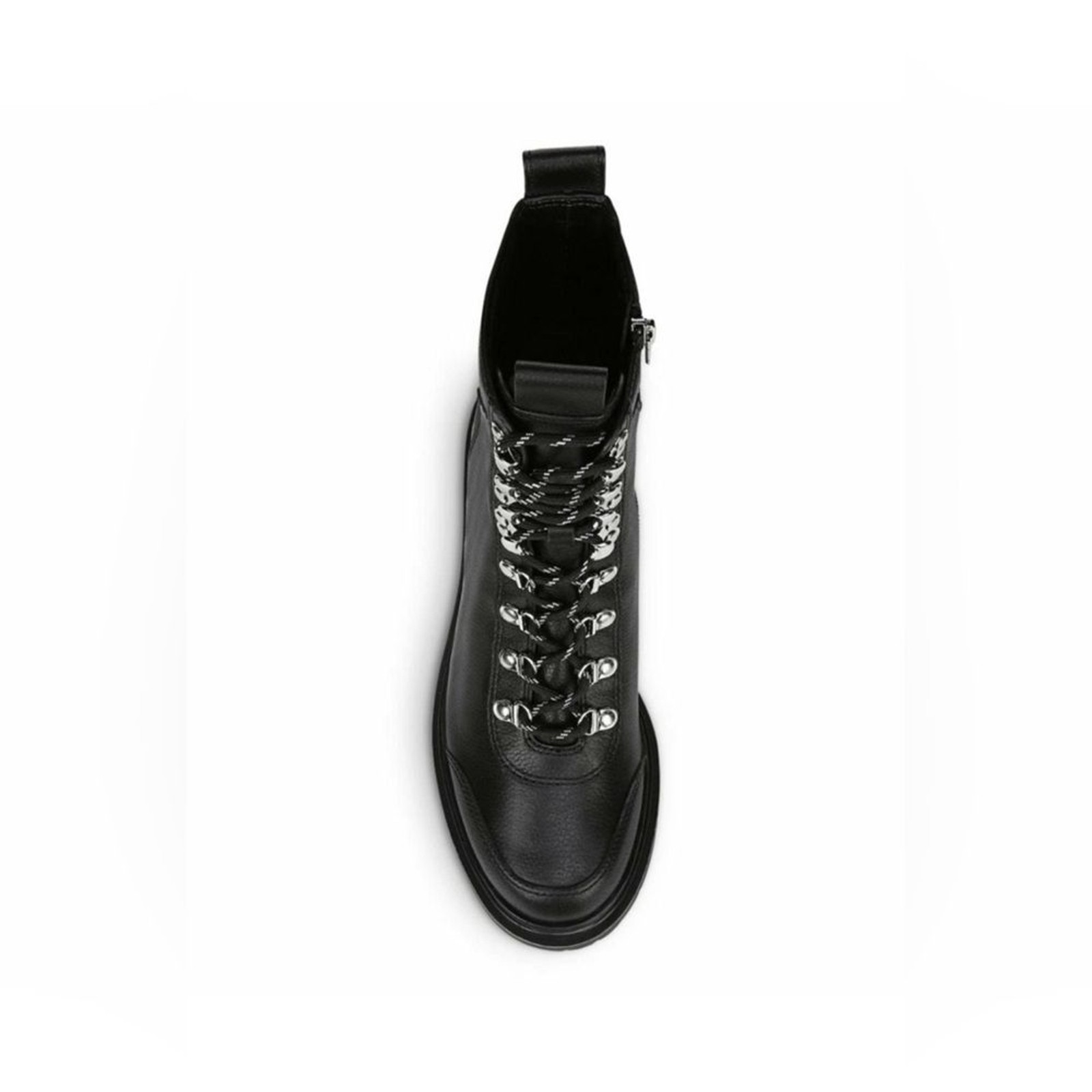 Via Spiga Women’s Black Leather Mid-Calf Tavvi Hiker Boots New Size 8.5M