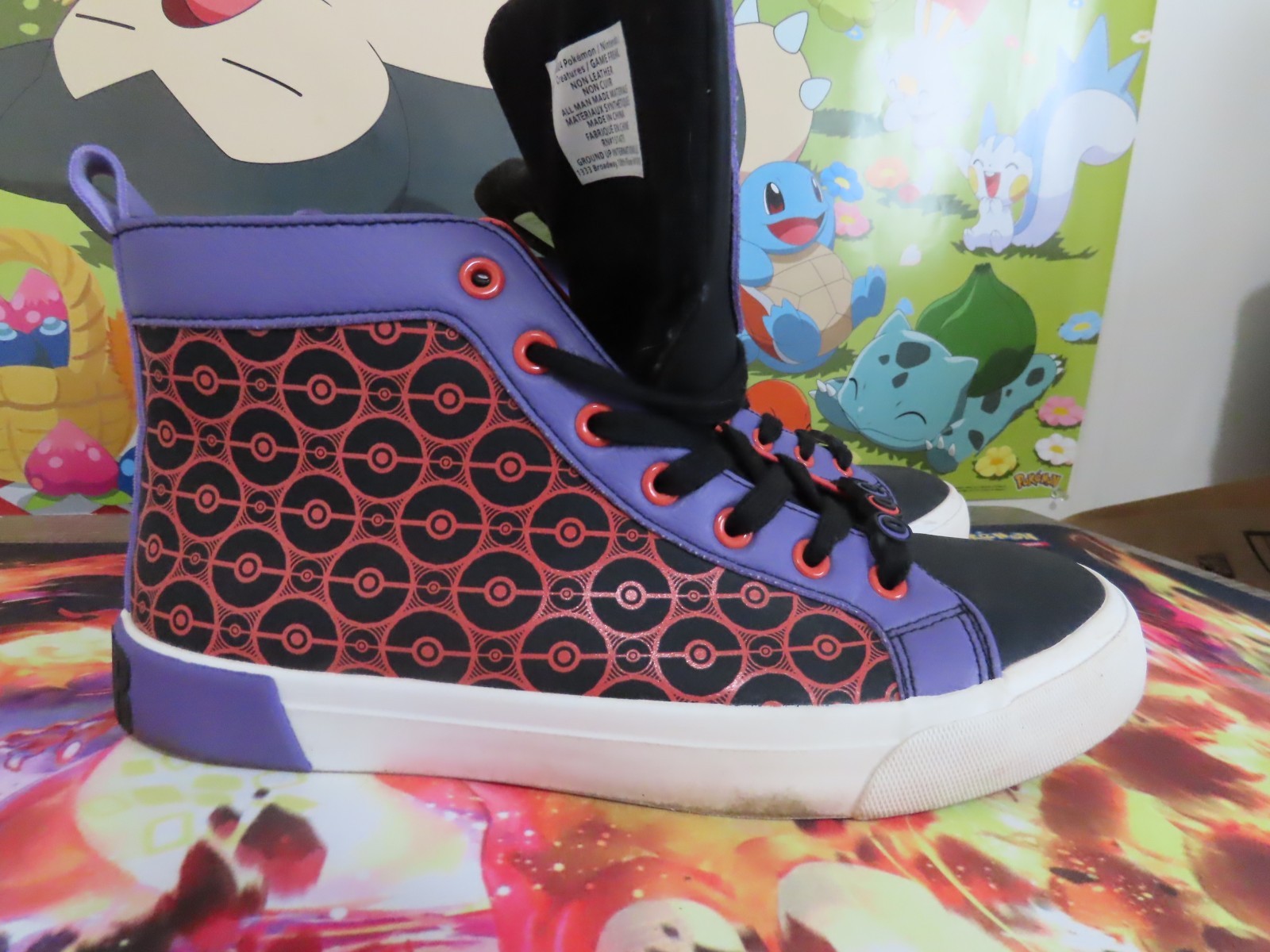 Ground Up Pokemon Gengar Shoes Men’s Size 8 Used Great Condition Light Wear