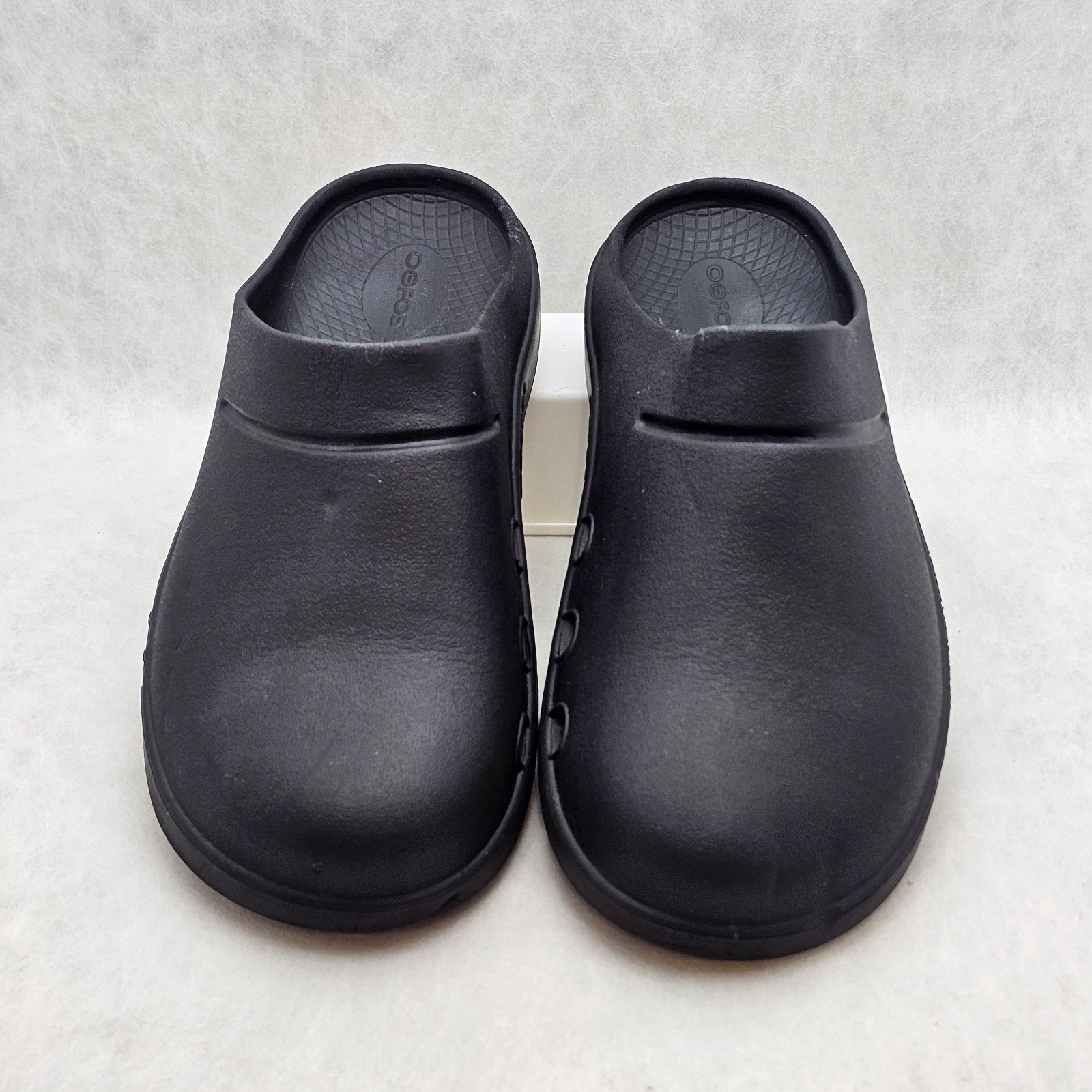 Oofos OOcloog Black Casual Slip On Recovery Unisex Clogs sz W-10 M-8 (EU 41)