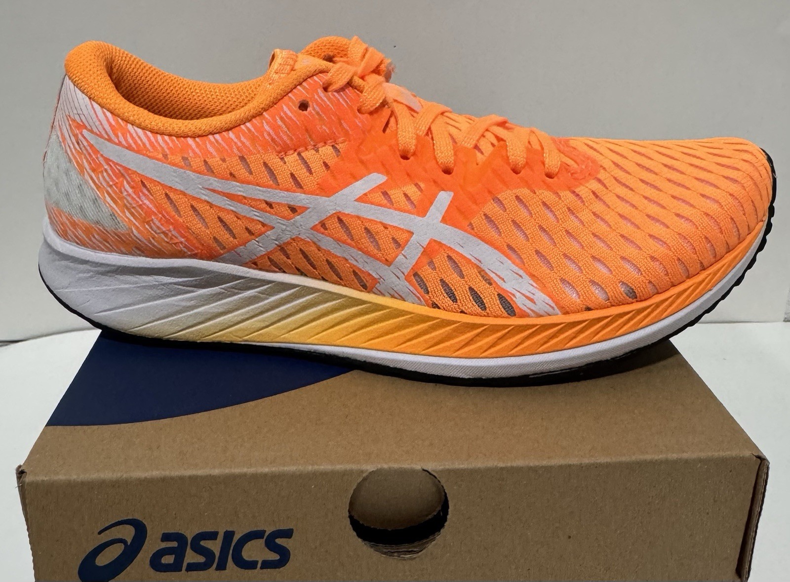 ASICS WOMEN’S HYPER SPEED ORANGE POP WHITE 1012A899-800 SHOES women size 12.0
