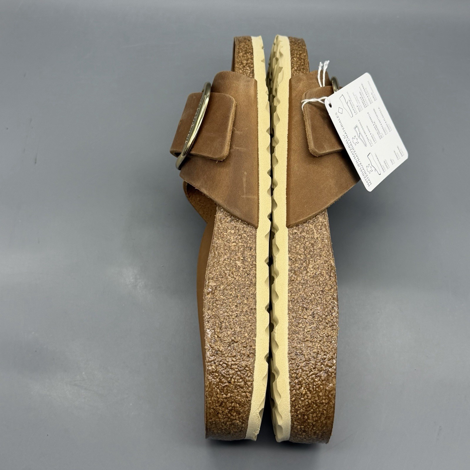 Birkenstock Madrid Big Buckle Women’s EU 41 US 10 Leather Sandal Cognac Narrow