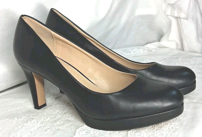 Black Pumps Womens 9.5 High Heels Ankis Career Formal Business Office Wedding