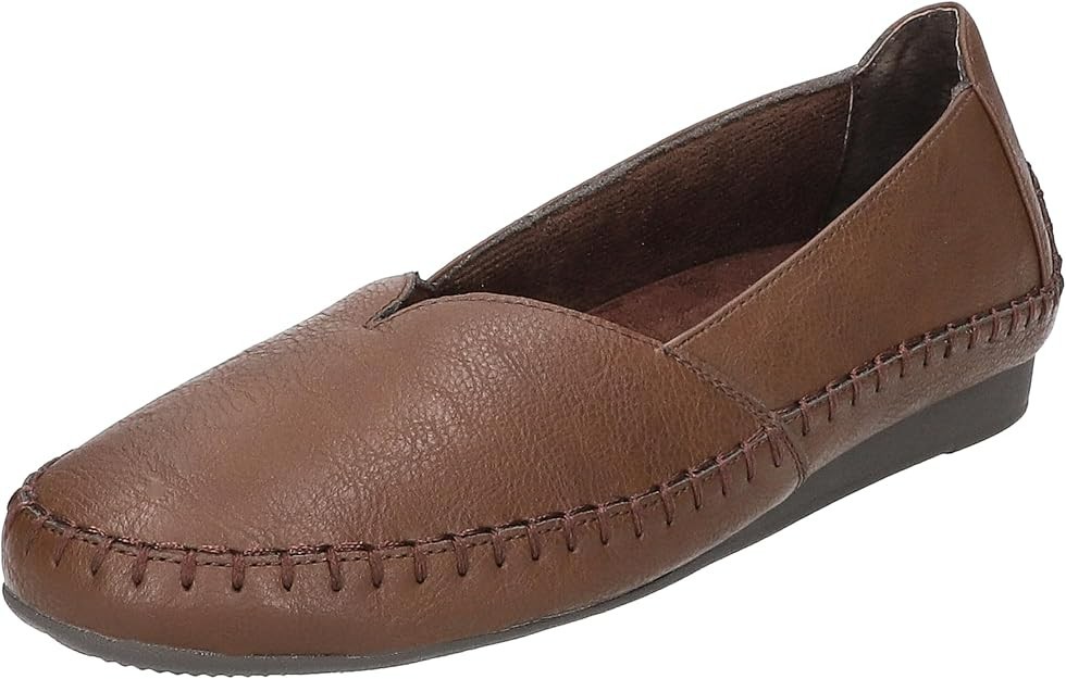 Easy Street Women’s Amity Brown Flat Sz 8 New