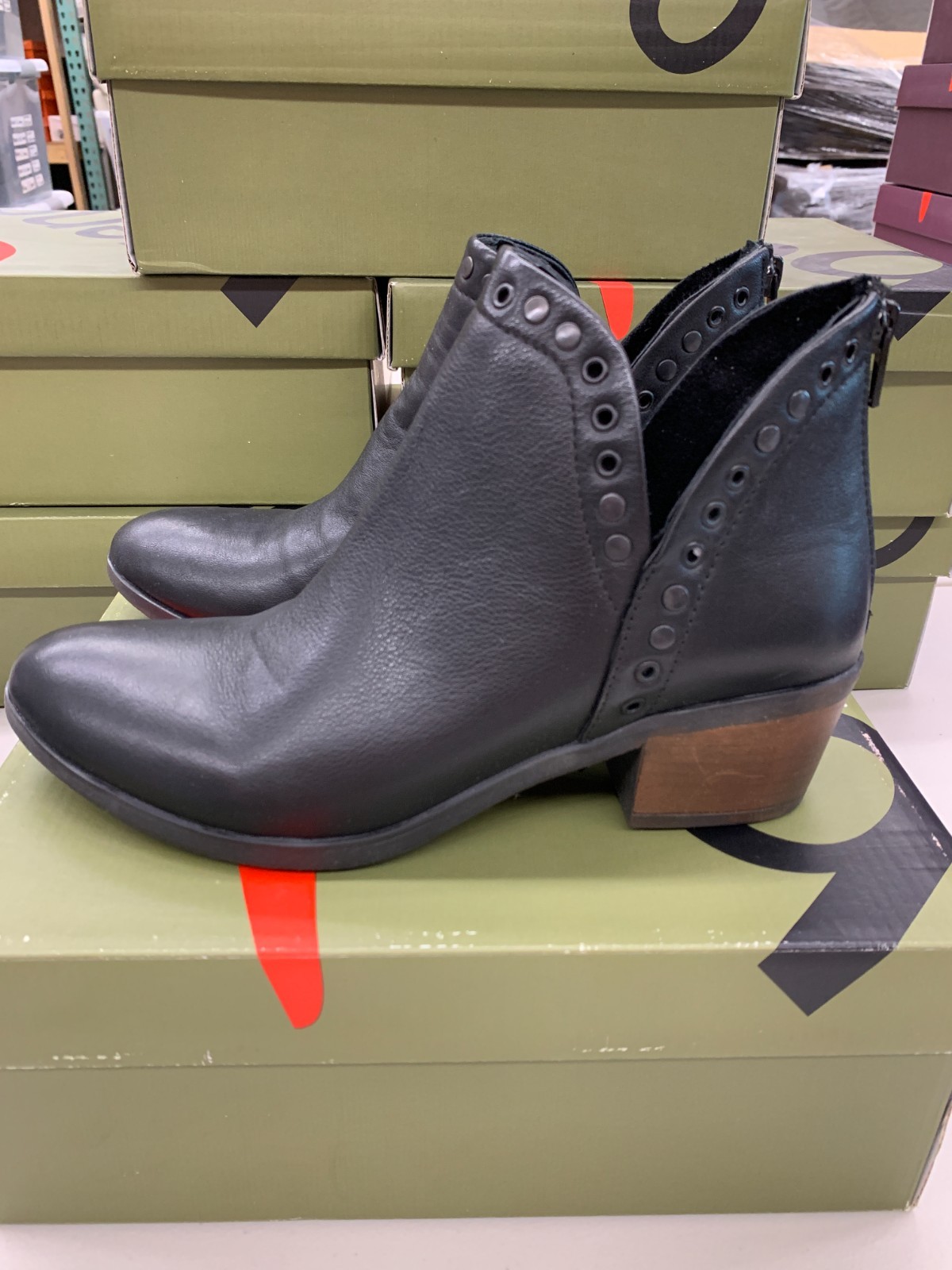 Bueno Footwear Cora Black Boot Women’s Size 37 38 39 40 41 B2193 Leather