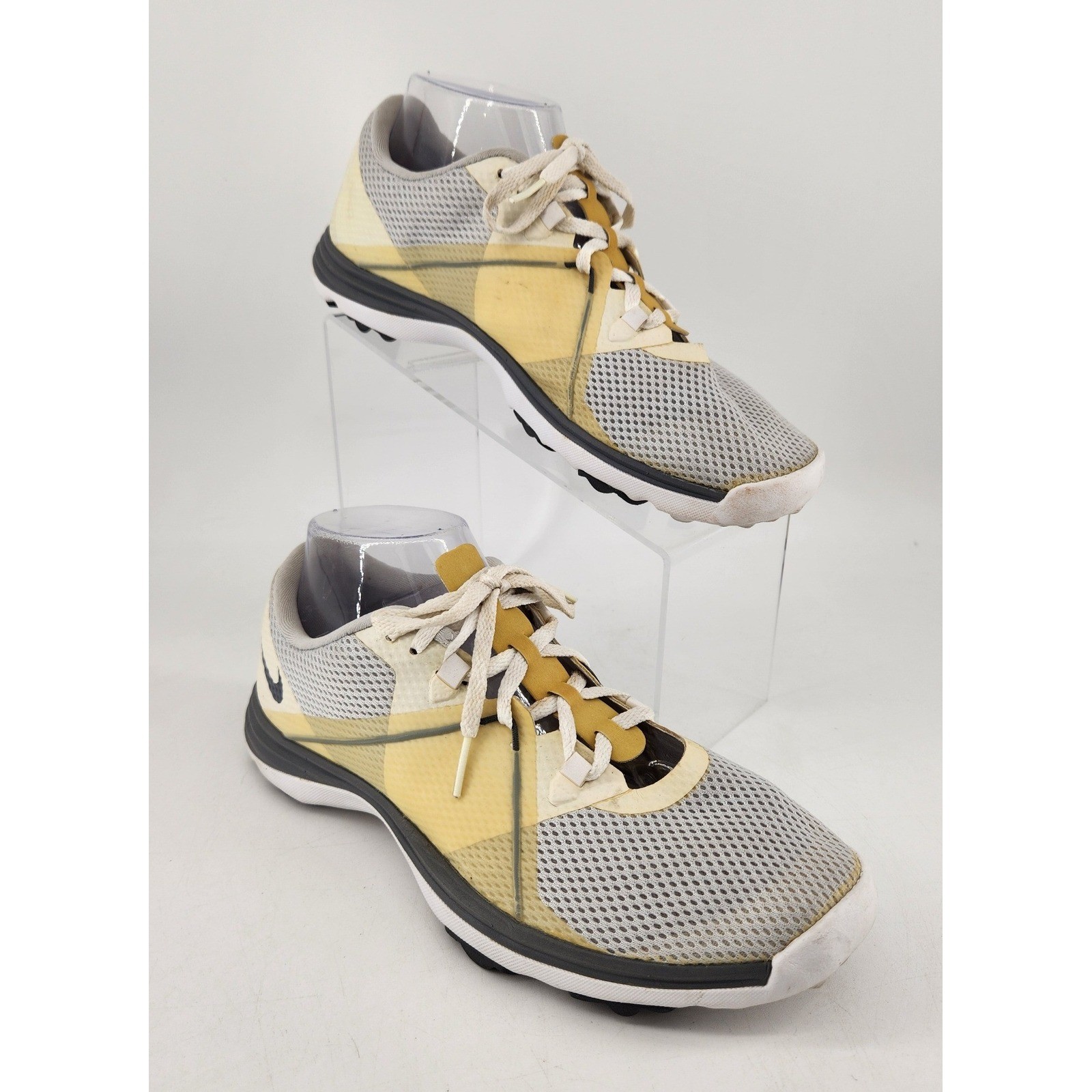 Nike Lunar Summer Lite 2 Golf Training Shoes Womens 8 Grey 628539-002 Sneakers