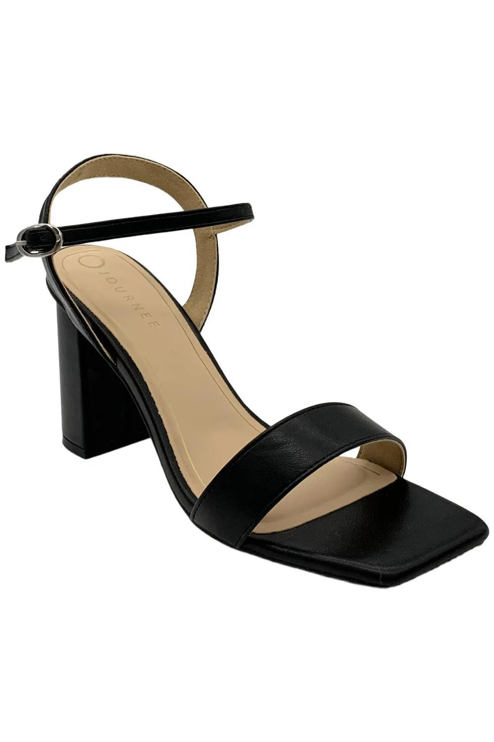 Journee Collection Women’s Tivona Heeled Sandals Black