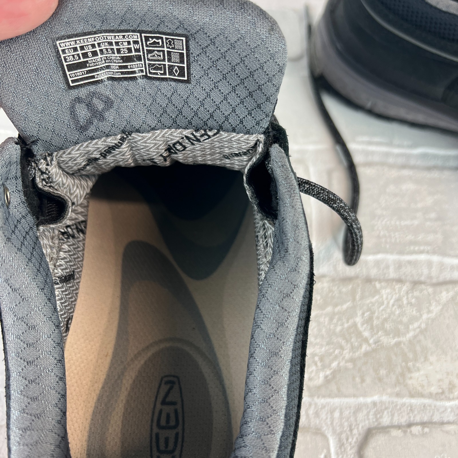 Keen Hiking Shoes Womens 8 Black Terradora Waterproof Low Top Lace Up Sneaker