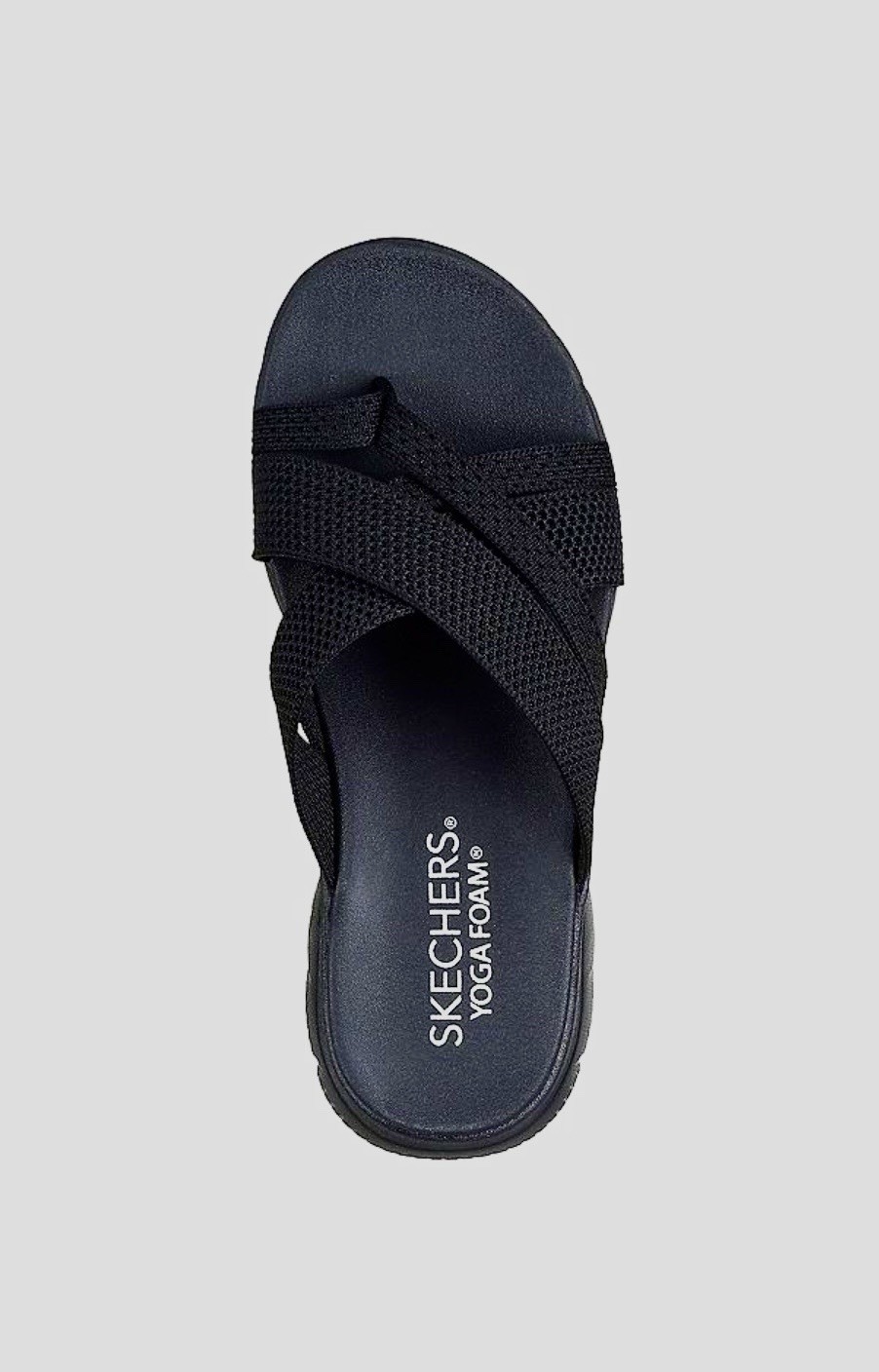 NWB Skechers Women’s Size 6M Black Summits Fantasy Walk Sandals Strappy Slides
