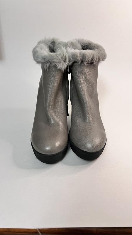 Women Baldinini ankle boots grey leather 41