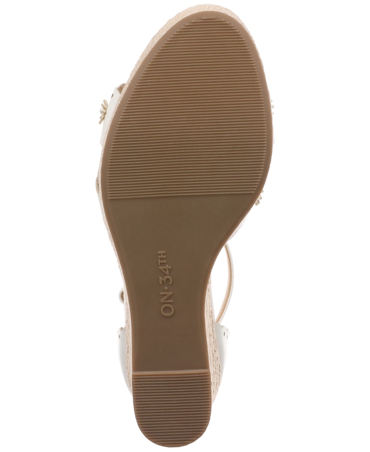 On 34th Women’s Theodoree Espadrille Wedge Sandals, Exclusively at Macy’s White