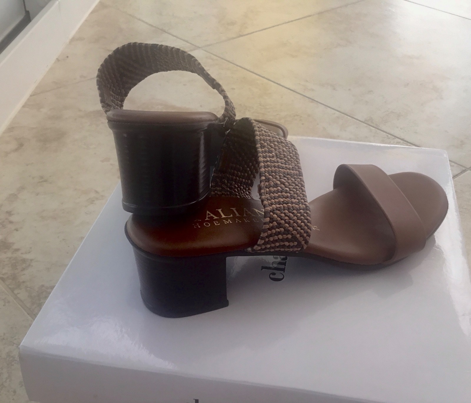Italian Shoemaker Slide Sandals – Size 7.5, Crafted in ITALY Excellent Condition