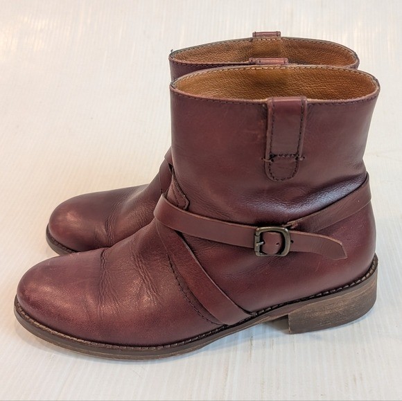 MADEWELL 1937 Women’s Short Moto Biker Ankle Boots Size 8.5