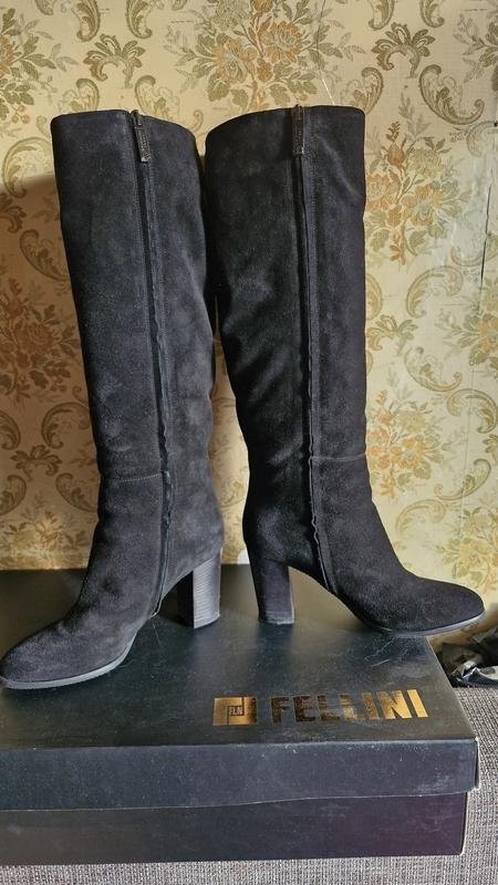 Women Baldinini boots black suede 37 #5G20