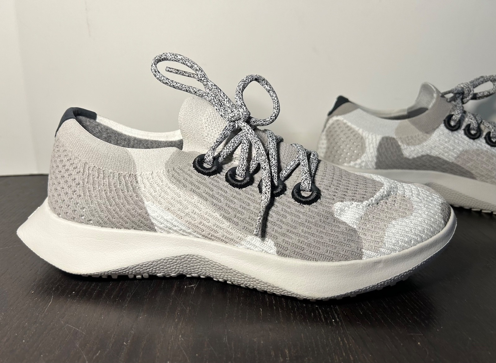 Allbirds Tree Dasher 2 Running Shoes Sneakers Grey/Cream Camo Womans Size 11