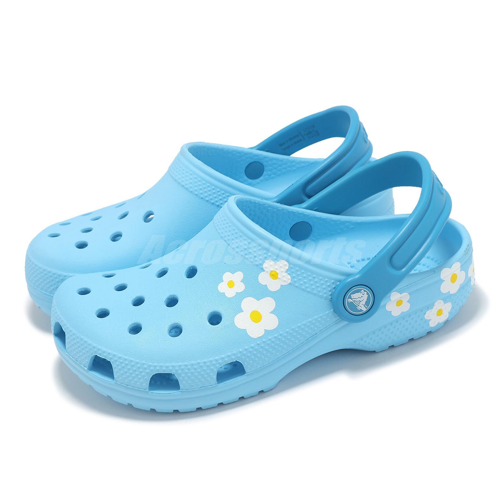 Crocs Classic Daisy Clog K Tinted Glass Kids Slip On Sandal 211257-4WD