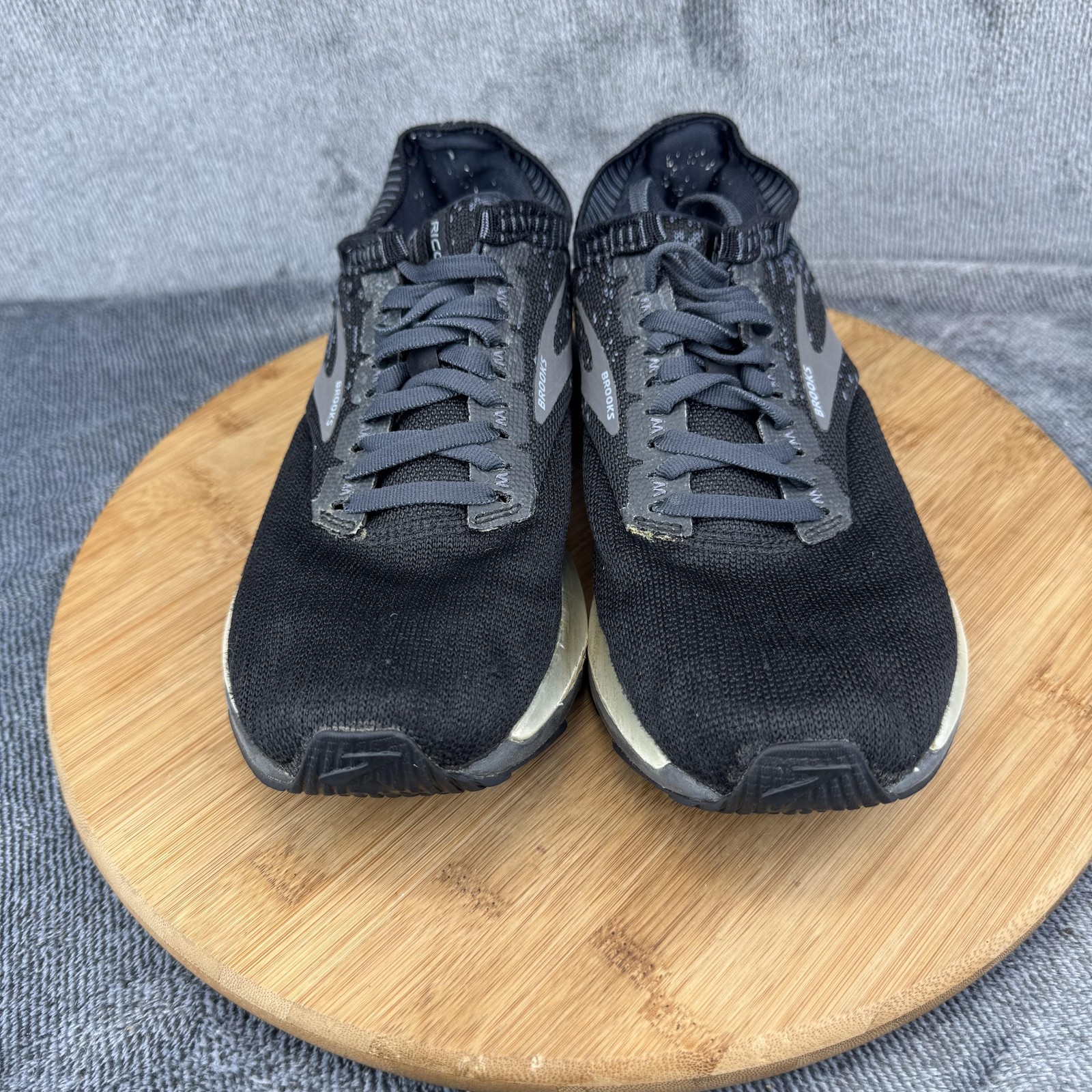 Brooks Ricochet Running Shoes Womens Size 8 Black DNA AMP Sneakers 1202821B057