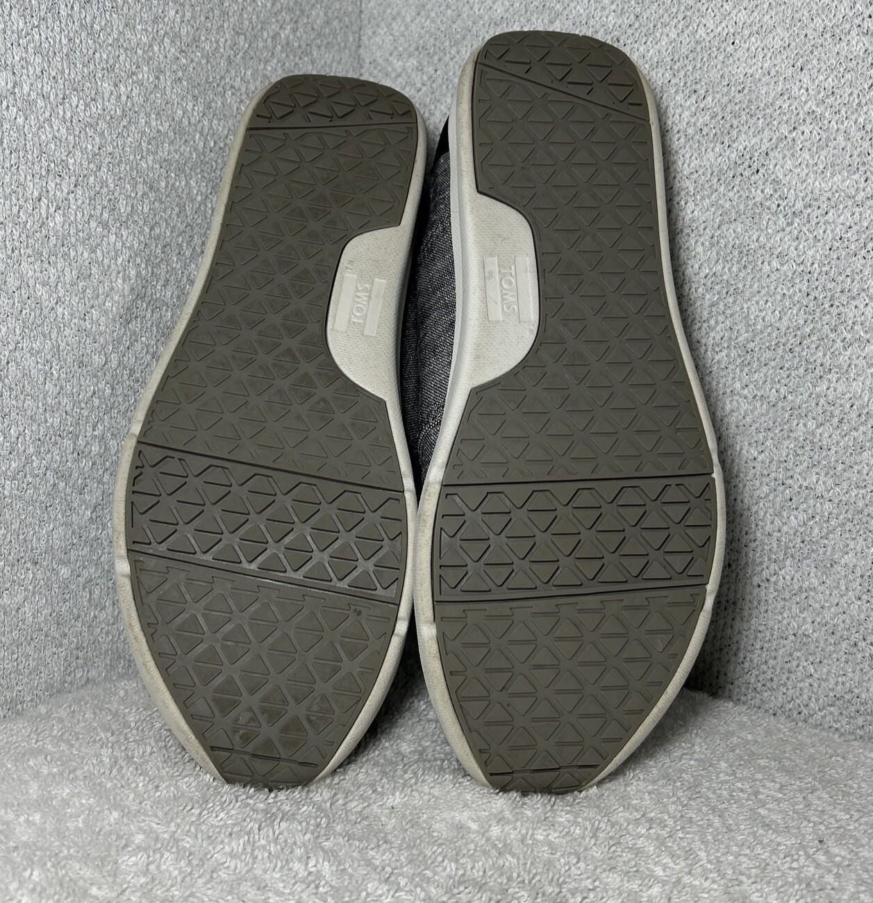 TOMS Del Rey Black Slub Chambray Women’s Sz W6 Shoes Lightweight Boat Shoes