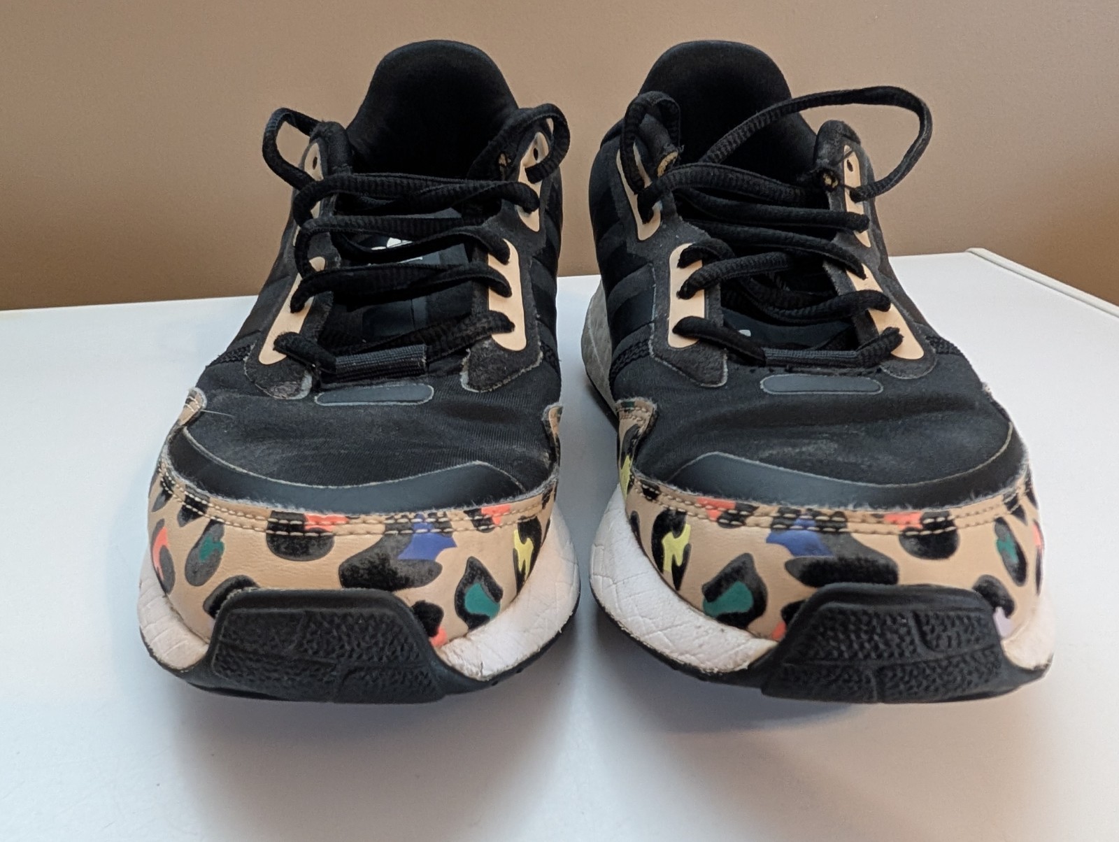 Adidas ZX 1K Boost «Leopard Print» Women’s Shoes Core Black-Pale Nude H00669