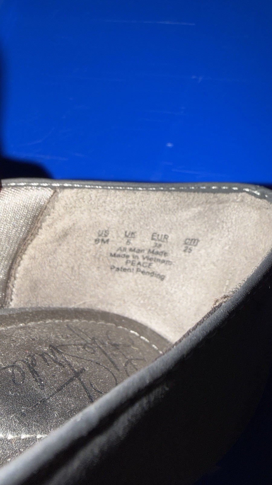 LifeStride Gray Patent Kitten Heel Pumps Women’s Size 8M Man Made Slip On