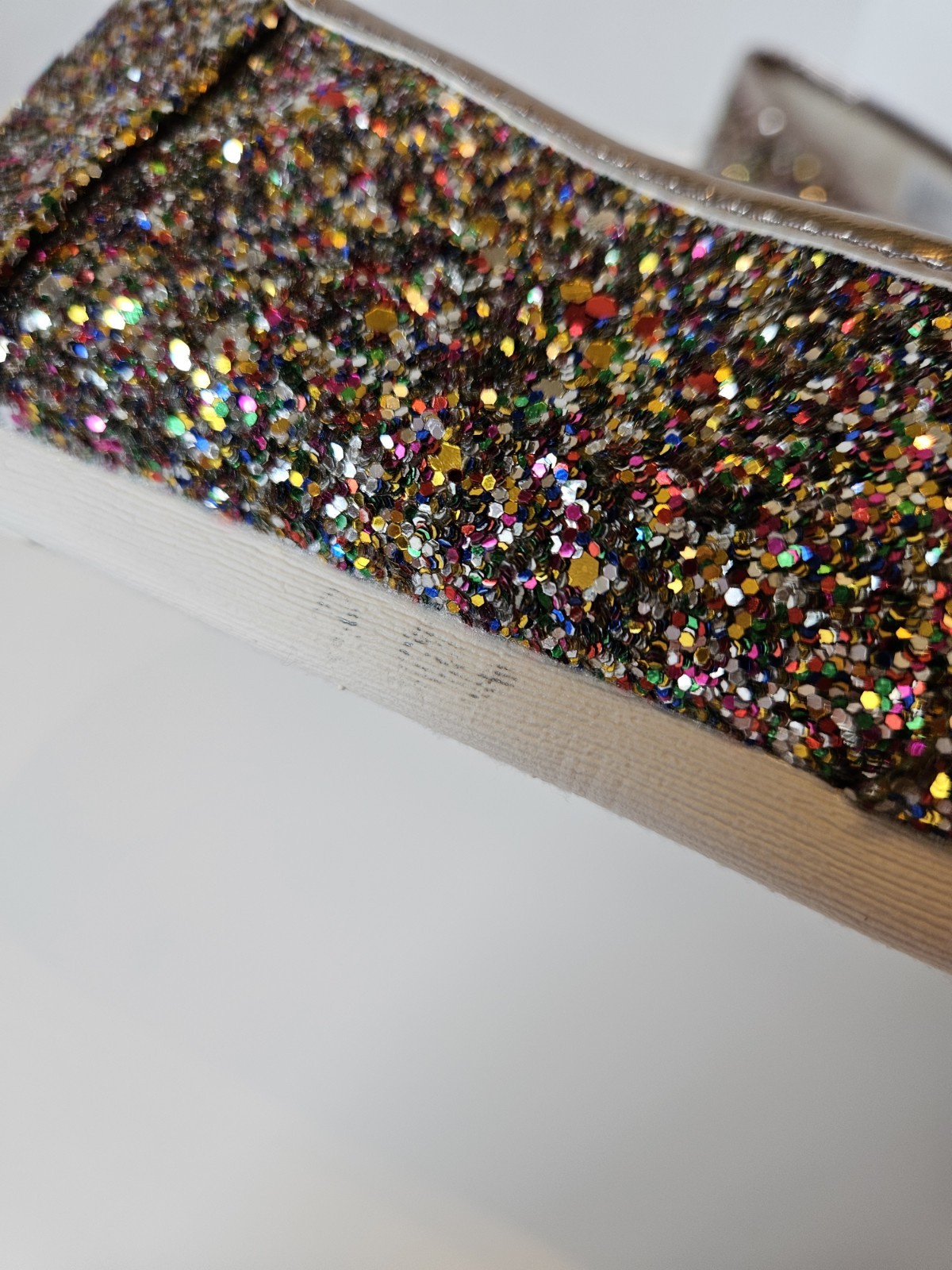 NEW TOMS 7.5 Limited Edition Multi Party Glitter Classic Alpargata Shoes No Box