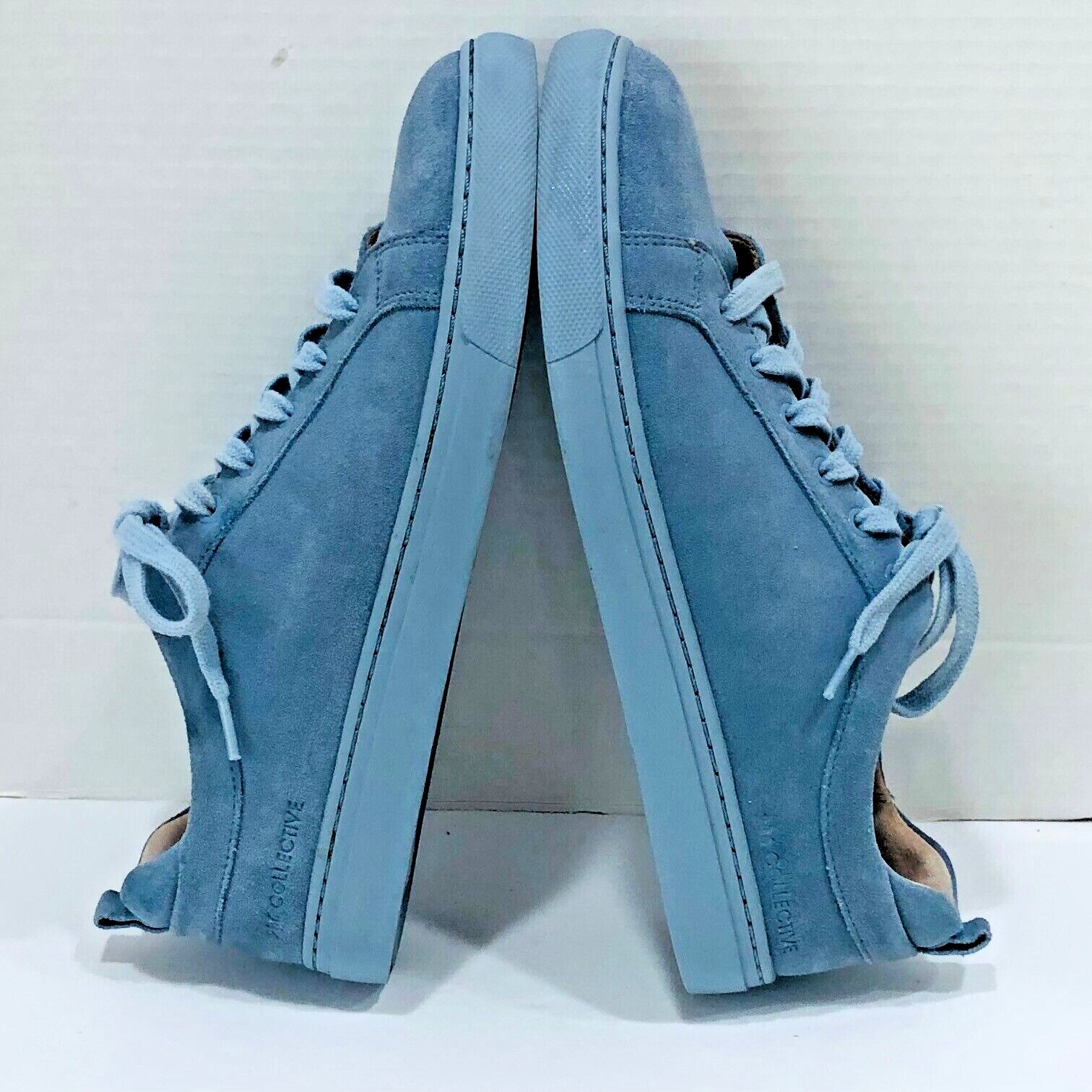 206 Collective Womens Sneakers Lemolo Blue Suede Size 9.5B Activewear Casual