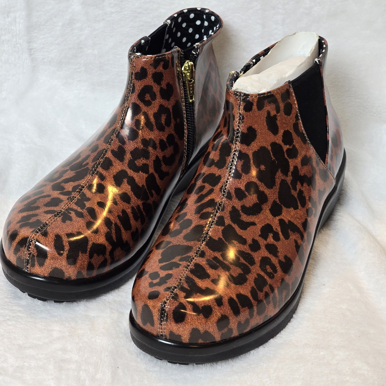Alegria Climatease Womens Boot Leopard Size US 6-6.5 EU 36 NEW W/O Box